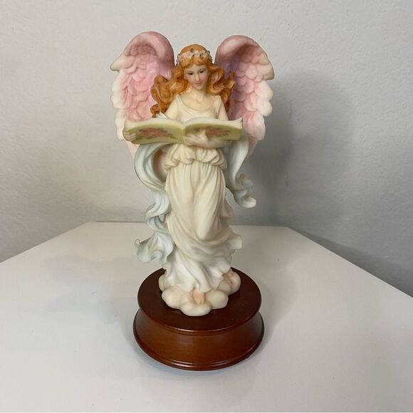 Seraphim Classics Angel Melody with Music Box 1996 Retired, Rare - Picture 5 of 5